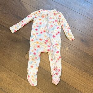 Posh Peanut Carissa Floral Kids One Piece 9-12 Months C5-066